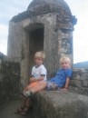 Boys in fort Portabello