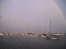 It poured on more than one occasion while in SD. Both ends of this rainbow were visable at one point.