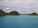 One of hundreds of islets around the Fulanga lagoon