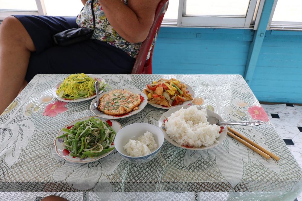 We had the boat to ourselves and the trip included a simple but flavorful meal cooked on board.