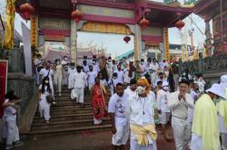 Jui Tui is the largest shrine in Phuket and this is probably the biggest street procession