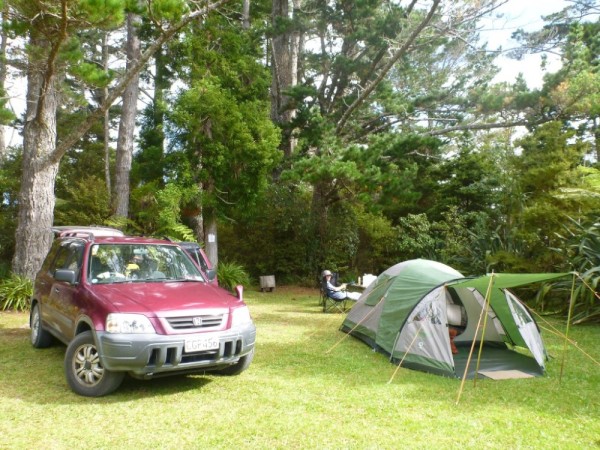 One of our first campsites