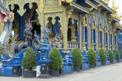 And the Blue Temple,  no one is quite sure why it was built in blue but it is very pretty