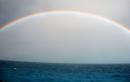Rainbow at sea