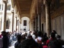 Crowds waiting outside the Cappella Palatina 