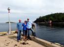With Robert and Margaret in Northwest cove
