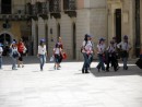 Lots of school groups were touring Siracusa in early June- matching ballcaps made them easy to spot!