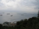 Gibraltar harbour (from the Rock)
