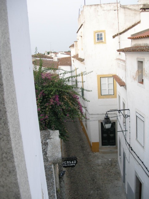 View from our room in Evora