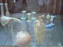 Early glassware and perfume bottles believed to have been offerings found in female