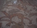 Mosaic tile floor in the Cathedral from 12th c by monk Pantaleone