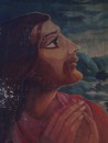 Unusually expressive paintings in chapel in chapel at Agia Kioura