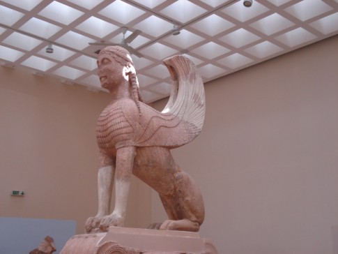 The Sphinx of the Natians, dating from 560 BC