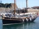 One thing the French have is a lot of beautifully restored old coastal trading yachts. Bagpipes you day....yes the Bretons play the bagpipes 