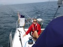 Shar enjoying the sail....