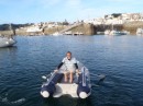 Matt doing a dinghy test