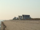 The Dilts house from the beach