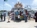 A food booth-they had great conch salad.