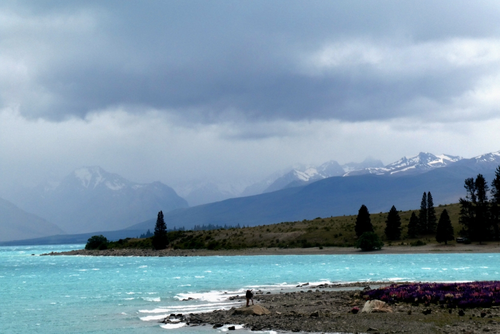 Lake Tekapo before the storm