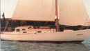 1986 - Corsair at Rangitoto island sailing away at anchor!