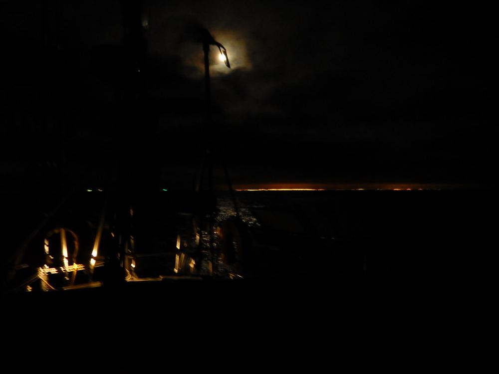 månen över Calais