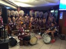 Tahitian band and dancers in Noumea.