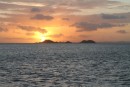 Sunset over the Islands.