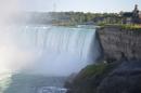 The falls: Notice the people in the yellow 