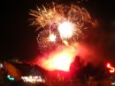 Firework dispaly at Edinburgh castle