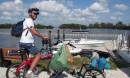 Before getting underway, we must get groceries and supplies.  This is what the bikes look like all loaded up ready to dinghy all back to the boat.