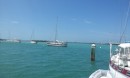 Our view toward Stock Island from Boca Chica.  Beautiful waters.