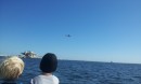 We took a break from going "super fast" to watch the planes land from a different angle.