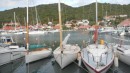 Gustavia harbour, in front of Jenny