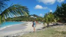 Our first experience on a Caribbean beach, Friar