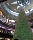 Four storey Christmas tree at the Dubai Mall