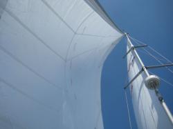 Testing the new sails