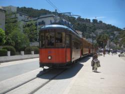Tram from port to Soller town