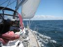 Sailing from Belle Ile to River Vilaine