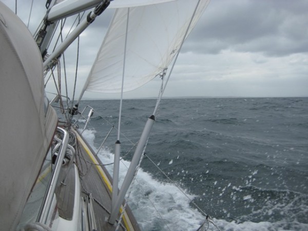 Sailing from Dover to Boulogne