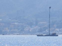 Swordfish boat in Straights of Massina