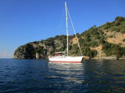 At anchor in Baia del Buon Dormire