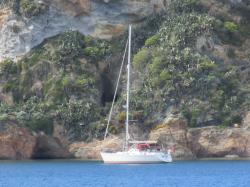 At anchor in Ponza