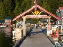 Welcome dock at Sullivan Bay