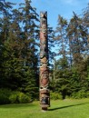 Totem marking the location where the Tlingit repelled the Russians. However, after 6 days of cannon bombardment, they abandoned the village