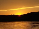 Sunset on Flanders Bay near Acadia Park