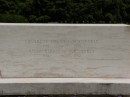 Gravesite of FDR. By his request he was buried in his mother
