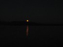 full moon over the lagoon