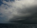 Our first real squall. Near the equator.