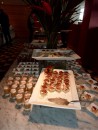 One of the two dessert tables