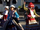 Dancers in the town on Yanke.  They are up for 6:00 am dance everyday hoping for tips from the tourists so they can travel to other cities.